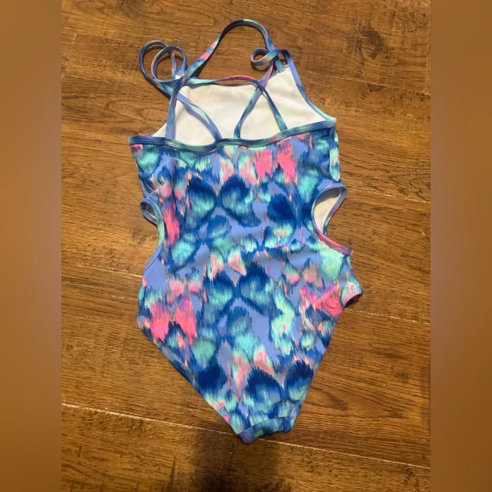 swimsuit girls 7/8 one piece suit like new